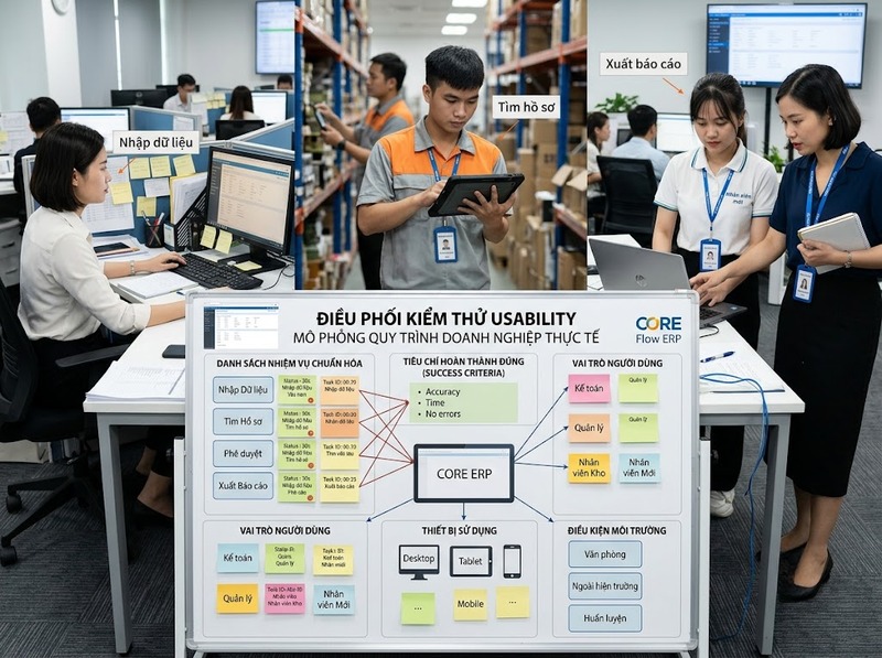 Tính dễ sử dụng của công nghệ qua khả năng học, thao tác và hoàn thành nhiệm vụ